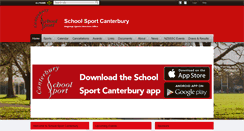 Desktop Screenshot of canterbury.schoolsport.org.nz